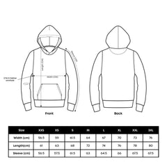 "Kaaze" Hoodie White Logo and sleeve prints